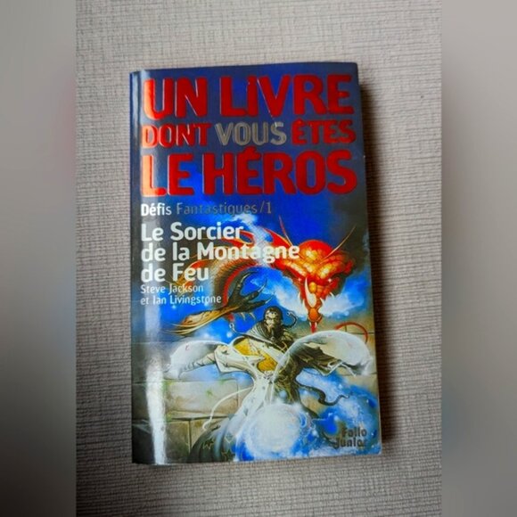 Un Livre Dont Vous Etes Le Heros French Novel - Picture 1 of 2